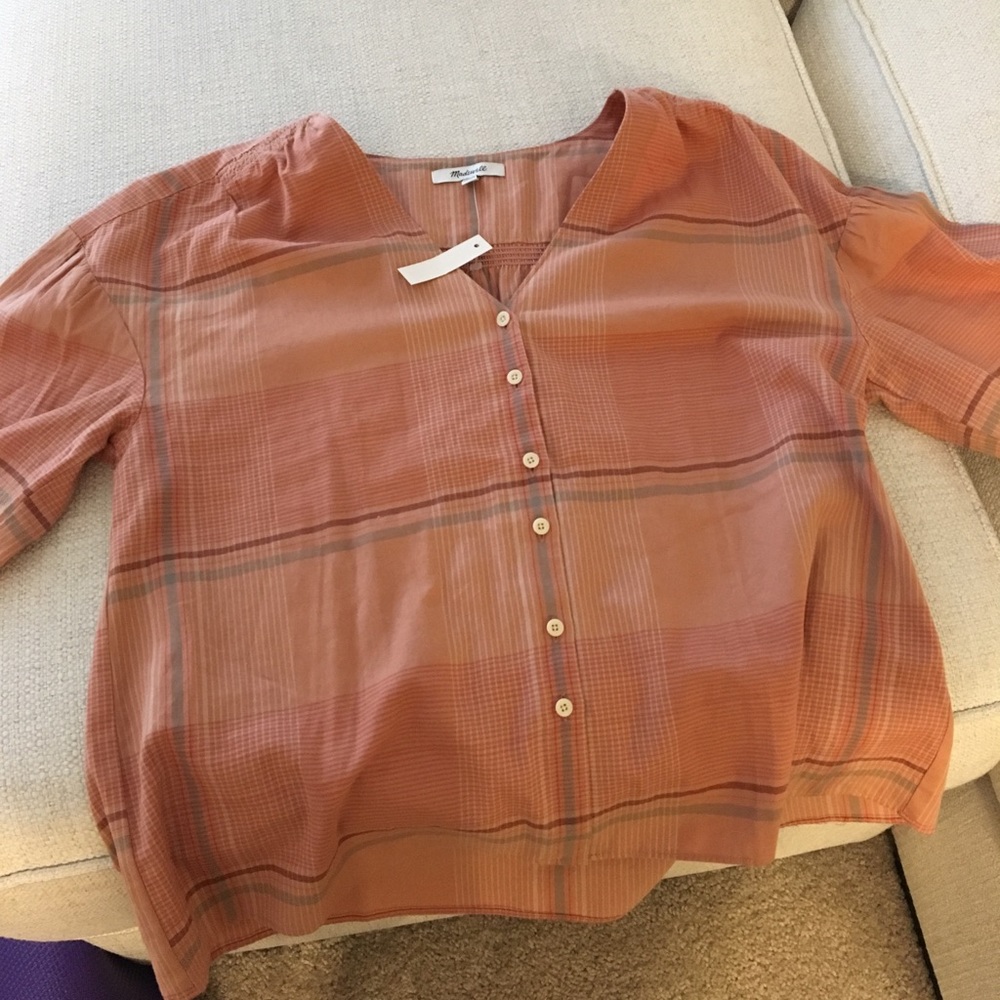 NWT Madewell Plaid Shirt